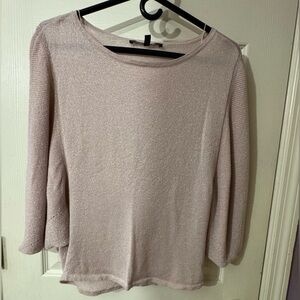 White House Black Market Pink Blouse